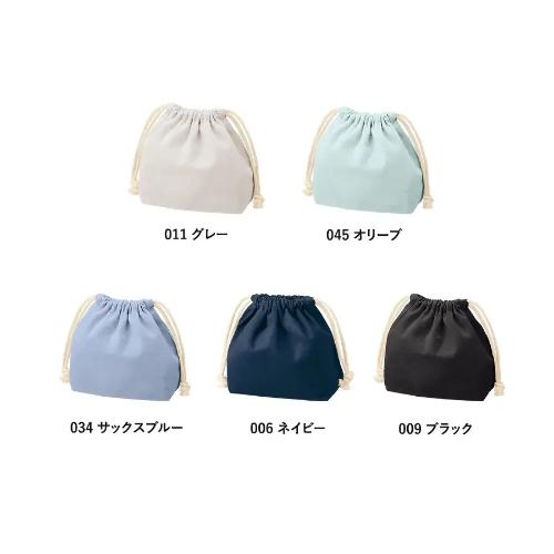 TP-0016 厚手コットンポーチ巾着（S）