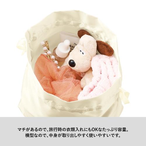 TP-0033 サテンフリルポーチ巾着